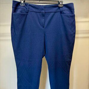 7th Avenue New York & Company Design Studio, Blue Work Pants, Size 18